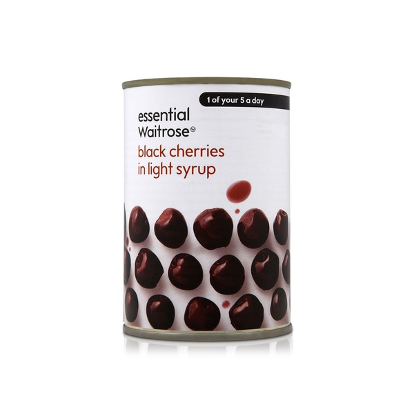 Waitrose Black Pitted Cherries 425g