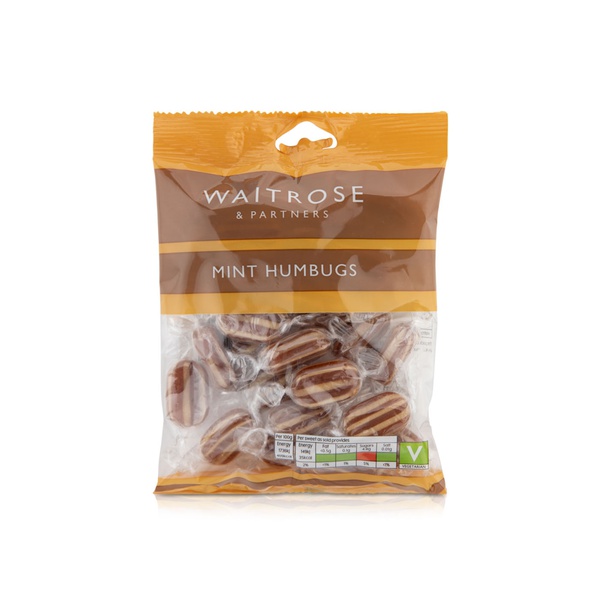Waitrose Mint Humbugs 225g