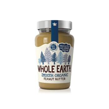 Whole Earth Organic Smooth Peanut Butter 340g
