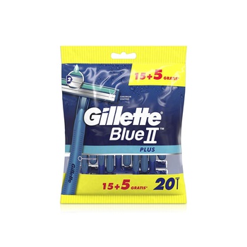 Gillette Blue 2 Plus Disposable Shaving Razors x 15+5