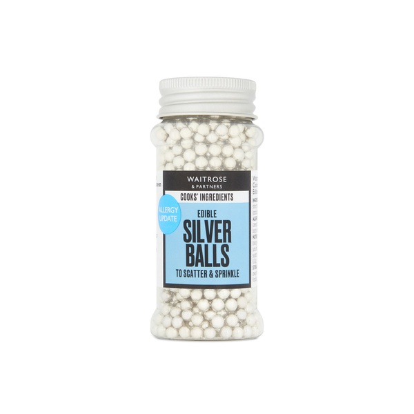 Waitrose Cooks' Ingredients Silver Balls 80g