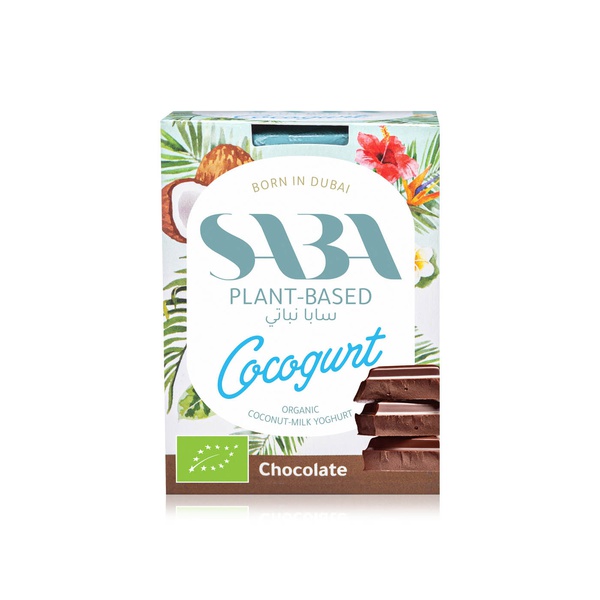 Buy Saba Plant-Based yoghurt chocolate 115g in UAE