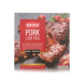 BRM Frozen Cooked Pork Loin Ribs 1Kg