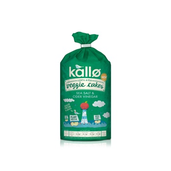 Kallo Salt & Cider Vinegar Lentil & Pea Veggie Cakes 122g