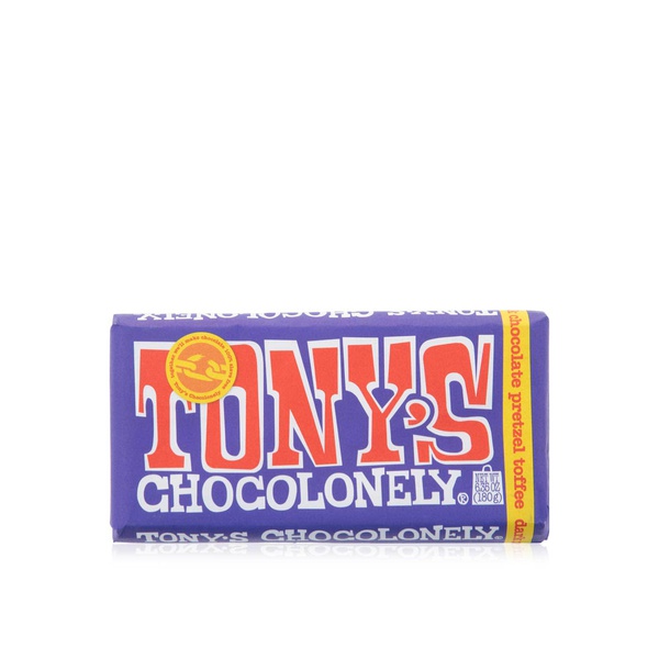 Tony's Chocolonely Dark Milk Pretzel Toffee 180g