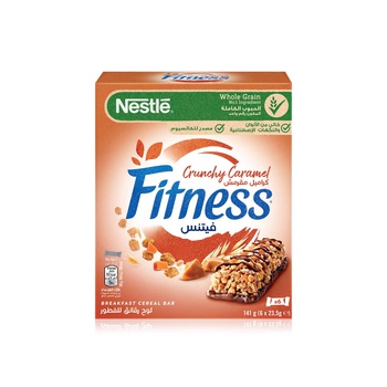 Nestle Fitness Crunchy Caramel Bars 6 x 23.5g