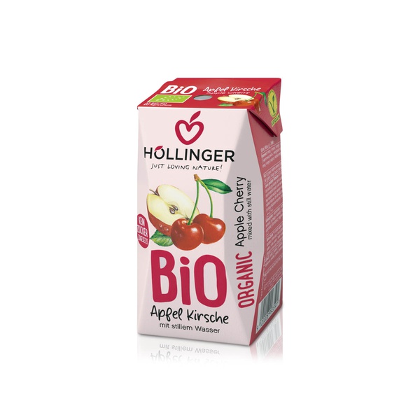 Hollinger Organic Apple Cherry Juice 3 x 200ml
