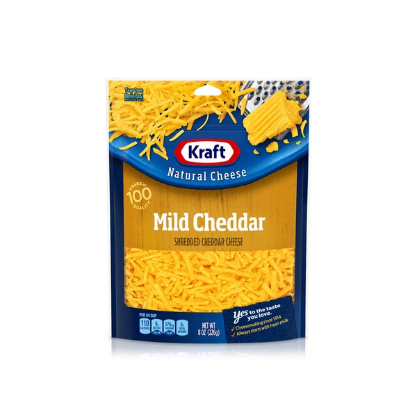 Kraft Shredded Mild Cheddar 226g