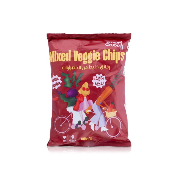 Smart Crunch Mixed Veggie Chips Smoked Paprika 100g