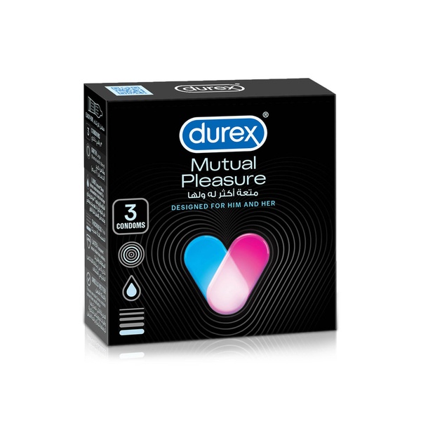 Durex Mutual Pleasure Condoms x 3