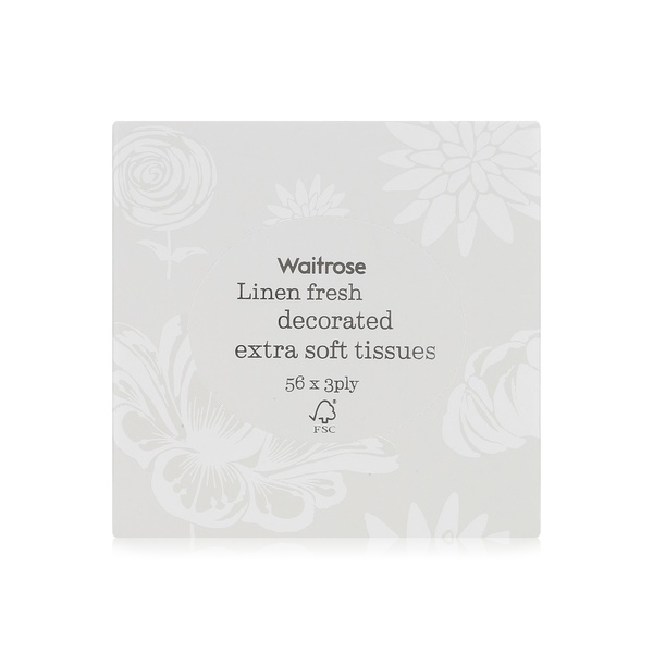 Waitrose Linen Fresh Extra Soft Tissues 56s