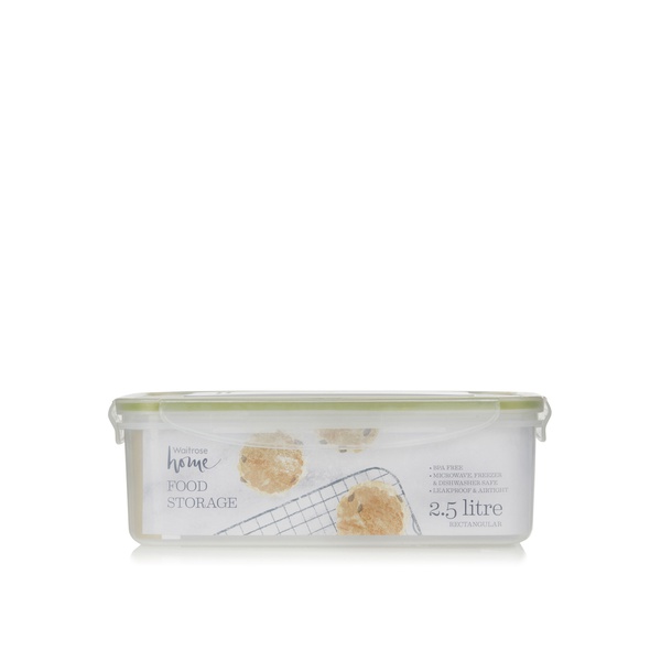Waitrose Seal and Store Rectangular Container 2.5 litre