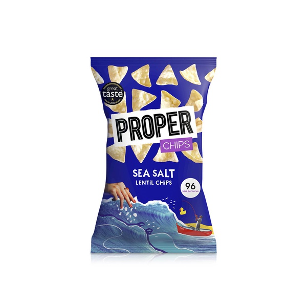 Proper Chips Sea Salt Lentil Chip Sharing Bags 85g