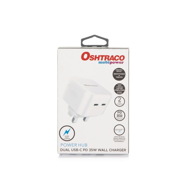 Oshtraco Power Hub Dual USB Charger Type C 35w
