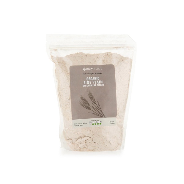 اشتري SpinneysFOOD Organic Fine Plain Wholemeal Flour 1500g في الامارات