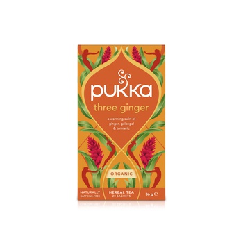 Pukka Organic Three Ginger Tea Bags x 20 36g