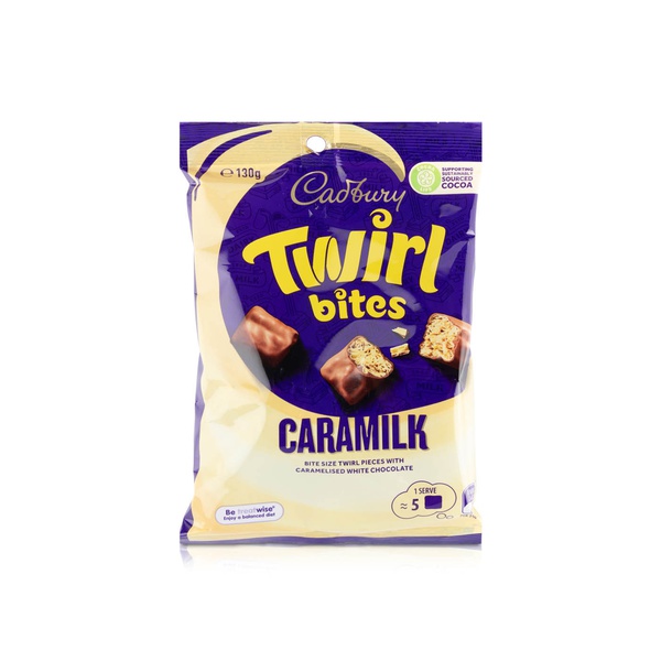 Cadbury Caramilk Twirl Bites 130g