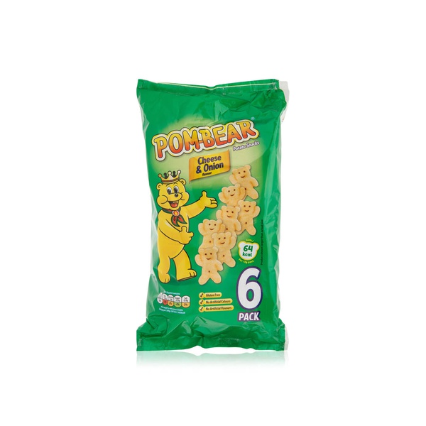 Pom-Bear Cheese and Onion Crisps 6 x 13g