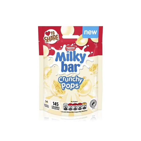 Milkybar White Chocolate Crunchy Pops 90g