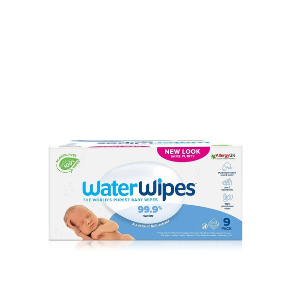 WaterWipes Baby Wipes x 9 Pack 540 Wipes