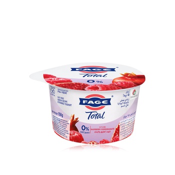 Fage Total 0% Fat Raspberry Pomegranate Greek Yoghurt Split Pot 150g