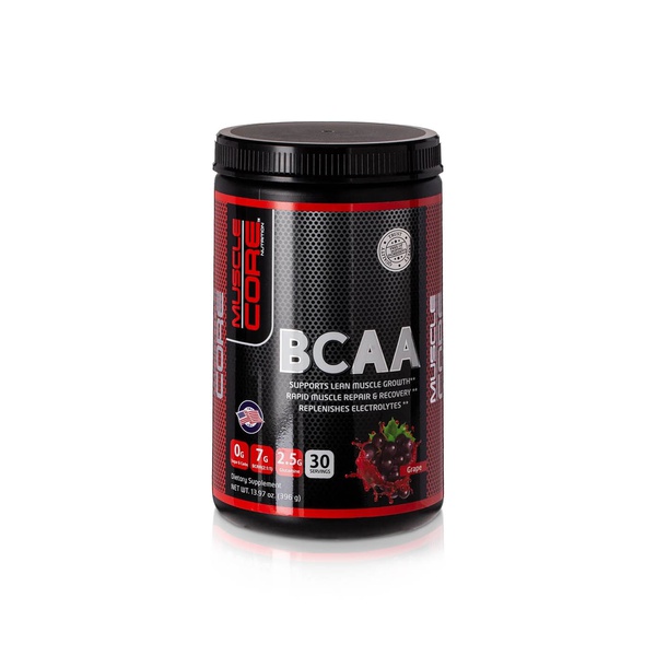 Muscle Core BCAA Muscle Growth and Repair Grape Powder 396g