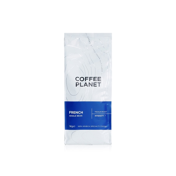 Coffee Planet French Medium Roast Whole Coffee Beans 1kg