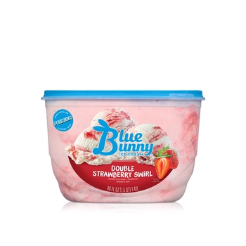 Blue Bunny Double Strawberry Swirl Ice Cream 1.41L