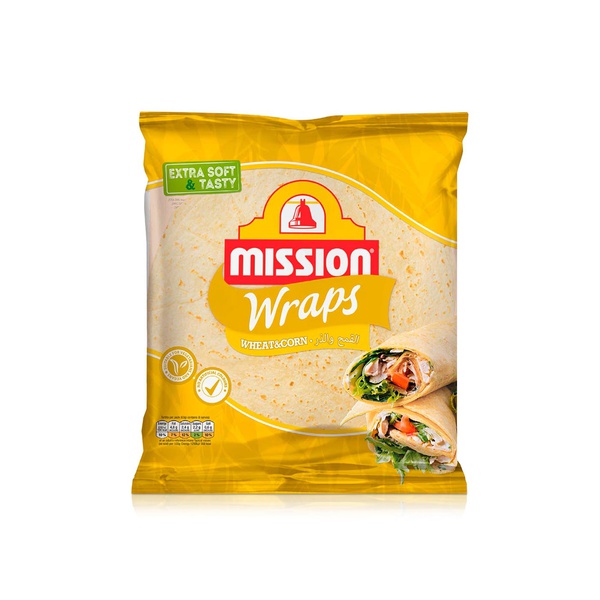 Mission Wheat & Corn Tortilla Wraps 378g