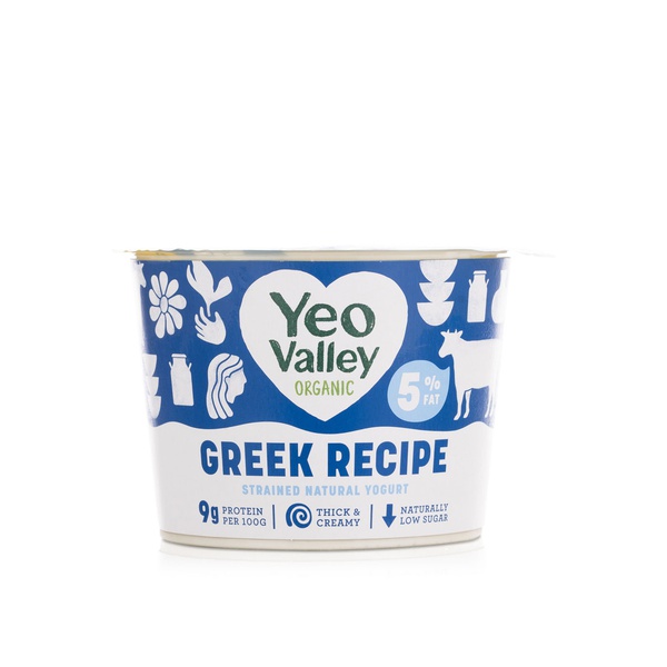 Yeo Valley Organic Greek Recipe Strained Natural Yogurt 450g