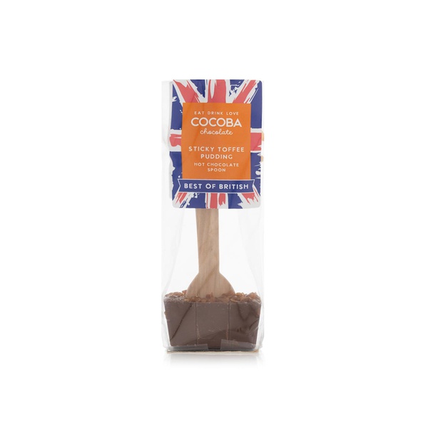 Cocoba sticky toffee pudding hot chocolate spoon 50g Spinneys UAE