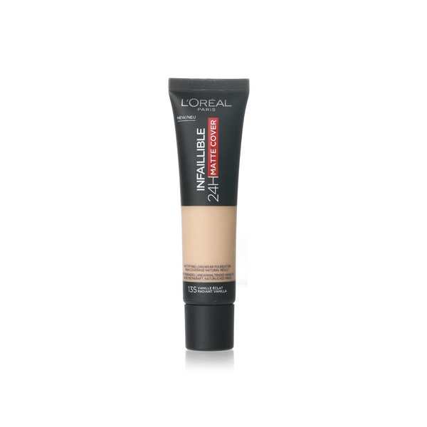 L'Oreal Paris Infaillible matte cover foundation 135 radiant vanilla ...