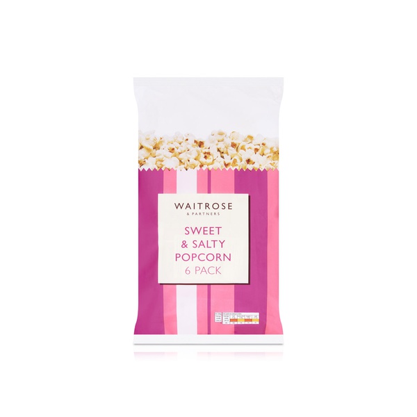 Waitrose Sweet & Salty Popcorn 6 x 14g