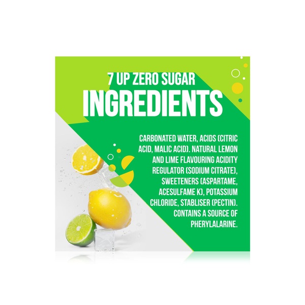 7up Zero Cans 330ml x 6