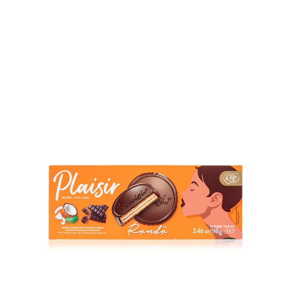 Lago Plaisir Coconut Round Wafers 98g