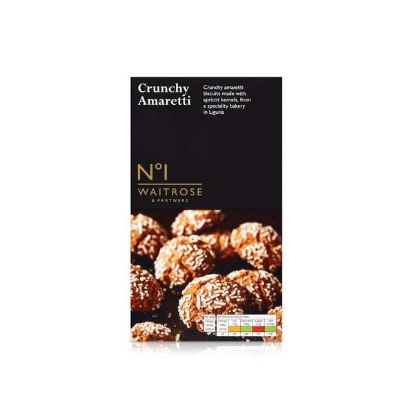 Waitrose No1 Crunchy Amaretti Biscuits 140g
