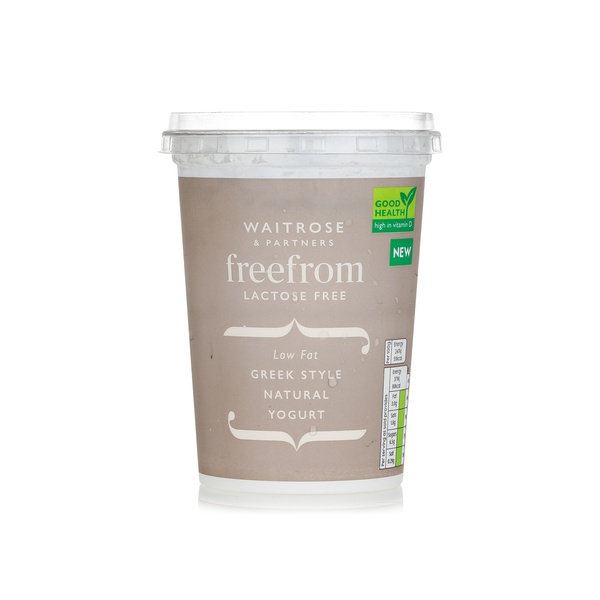Waitrose Freefrom lactosefree low fat Greek yogurt 450g Spinneys UAE