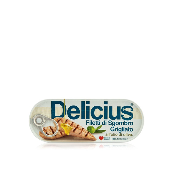 Delicius Mackerel Fillet in Olive Oil 110g
