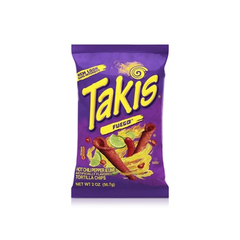 Takis Fuego Pepper Lime Tortilla Chips 56g