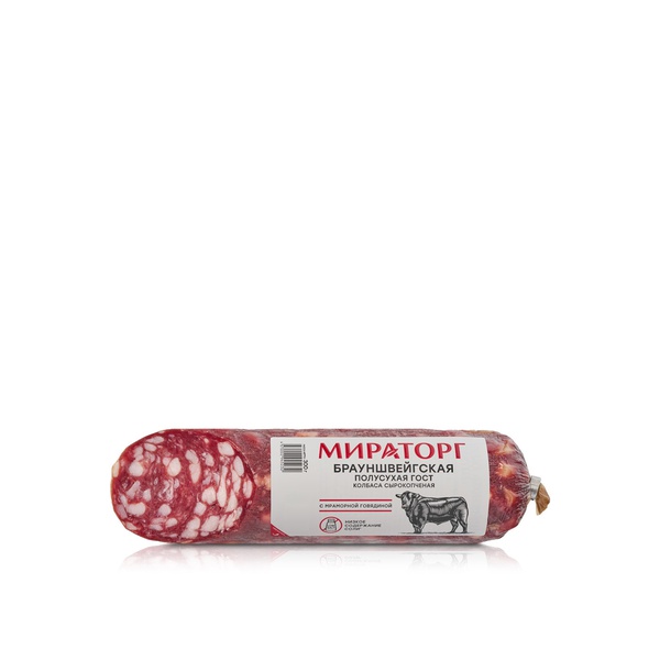 Miratorg Braunschweiger Raw Smoked Sausage 300g
