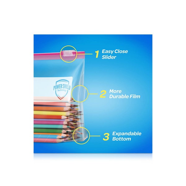 Ziploc Storage Slider Bags Quart Size 48 Pack