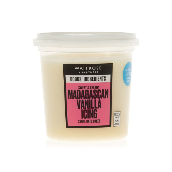 Waitrose Cooks' Ingredients Madagascan Vanilla Icing 400g