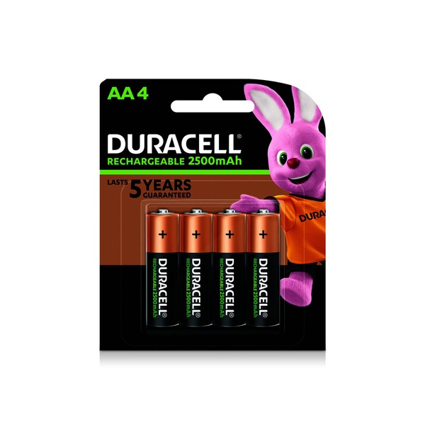 Duracell Rechargeable Turbo AA Batteries x 4