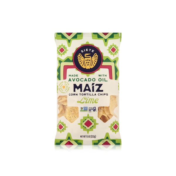 Siete Lime Corn Tortilla Chips 212g