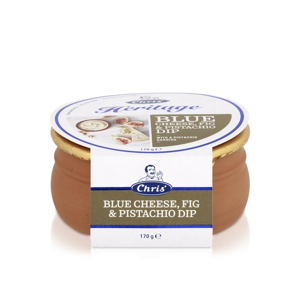 Chris' Dips Blue Cheese, Fig and Pistachio 170g