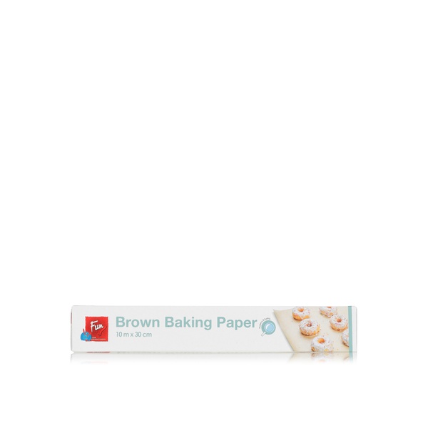 Buy Fun brown baking paper 10m x 30cm in UAE