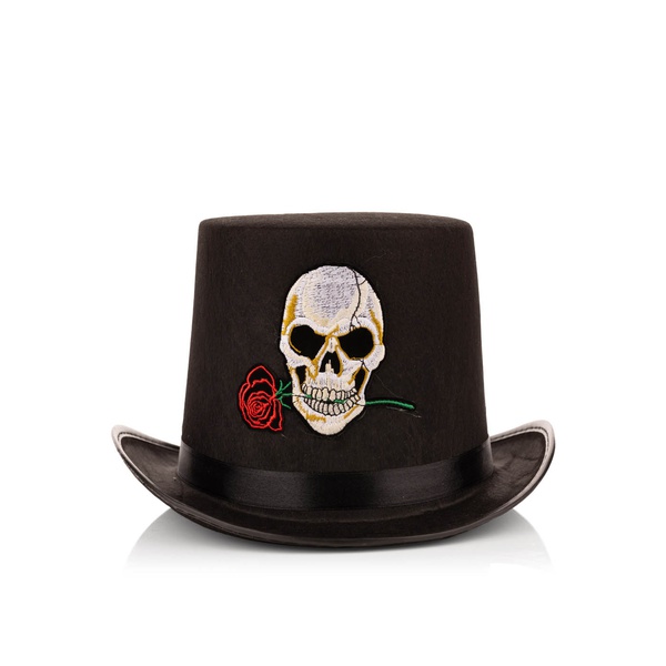Party Magic Halloween Skull Top Hat - Spinneys UAE