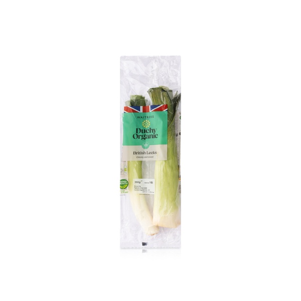 Waitrose Duchy Organic Leeks 350g