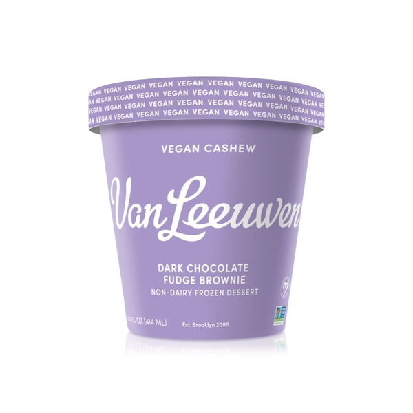 Van Leeuwen Dark Chocolate Fudge Brownie Non Dairy Ice Cream 414ml