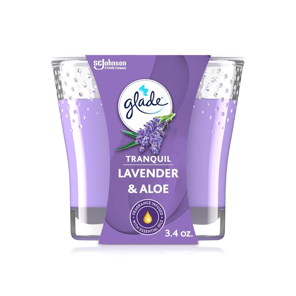 Glade Candle Tranquil Lavender & Aloe